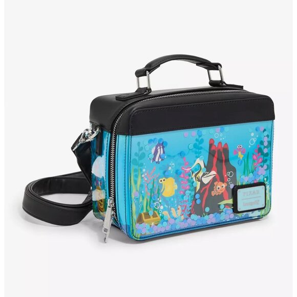 Loungefly Disney Pixar Finding Nemo Aquarium Figural Crossbody Bag Exclusive NWT - Picture 2 of 4